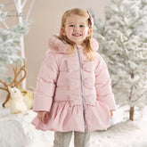 Girls Thick Down Parka – Windproof Outdoor Coat